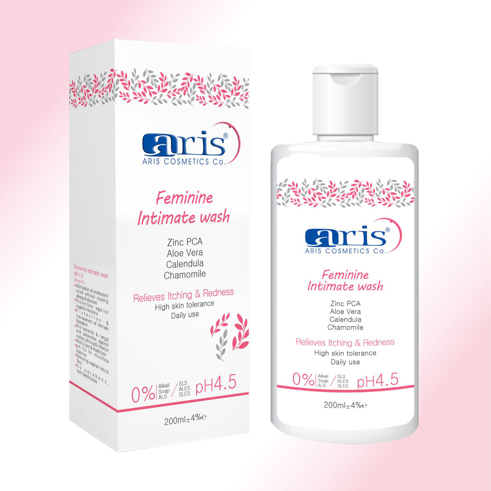 ژل بهداشتی بانوان دارای pH 4.5