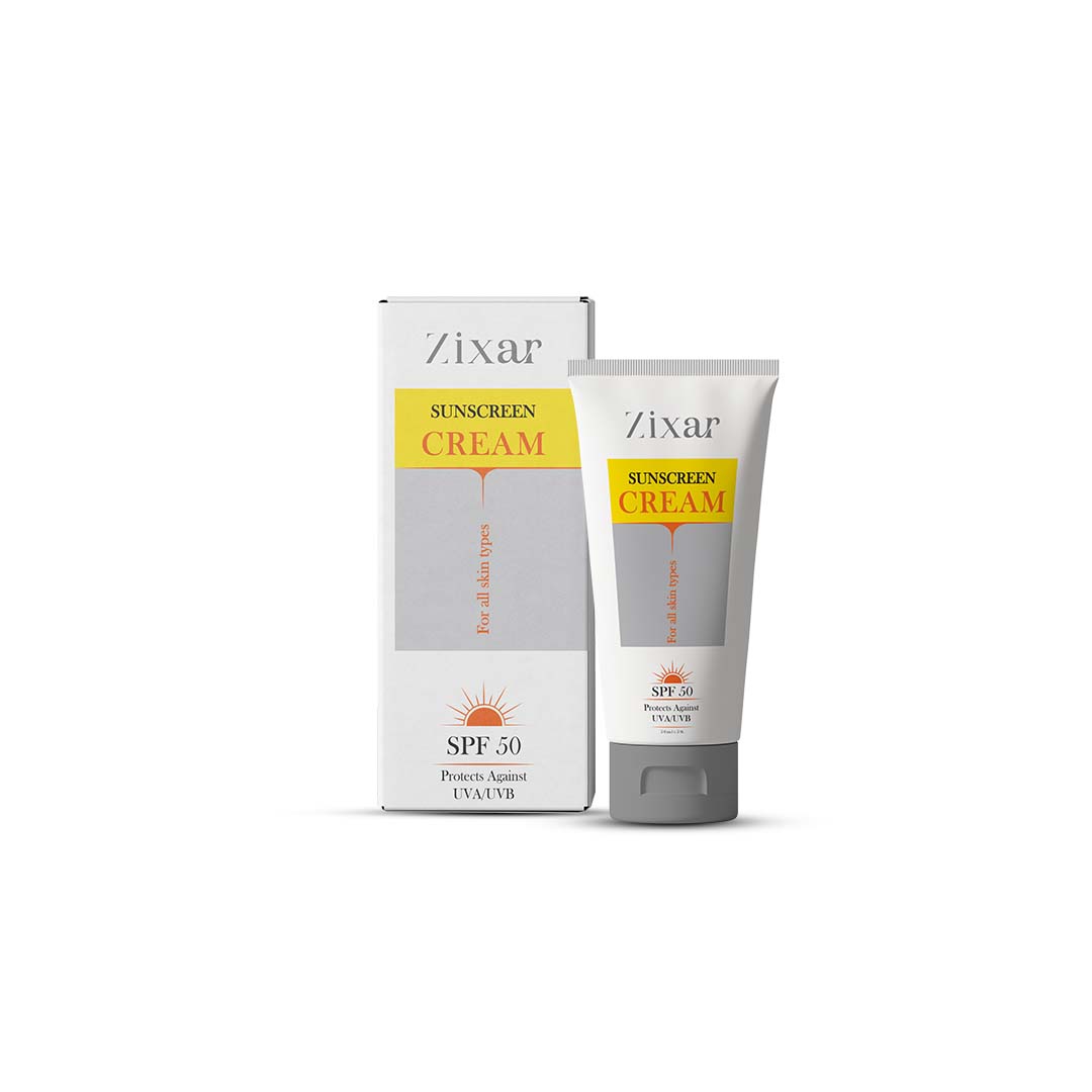 کرم ضد آفتاب بی رنگ SPF50 زیکسار